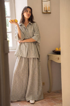 Amina Pants | Light Gray