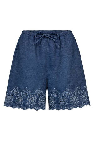 Linda Shorts 208199 | Dark Blue Denim | Shorts fra Freequent