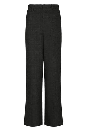 Emmett Boucle Pants | Black | Bukser fra Neo Noir