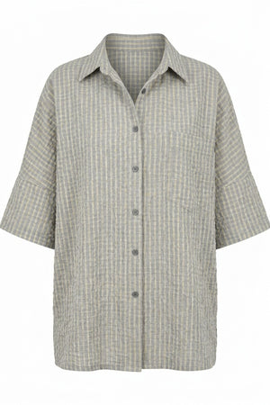 Amina Shirt | Light Gray