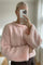 Pullover mit Puffärmeln 1038 | Rose Shadow | Strick von Atelier C