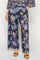 Zoke Paisley Pant Ankle | Crown Blue | Bukser fra Mos Mosh