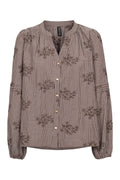 Harriet Blouse 3082 | Brown | Prepair