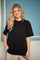 May Big Tee | Black | Bluse fra Black Colour