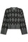 Kick Check Knit Blouse | Antracit | Strik fra Neo Noir