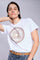 Zano O-SS Embroidery Tee | Weiß | T-Shirt von Mos Mosh