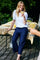 Lava Pa 7/8 122504 | Navy Blazer