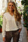Felia Ls T-Shirt | Creme Simili | Bluse von Liberté