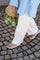 Line | Silberner Nerz | Sandalen von Woden