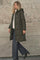 Nova Square Daunenmantel | Dusty Olive | Jacke von Mos Mosh