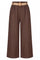 Fiorella Plain Pants | Dark Brown
