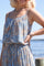 Luna Vea Strap Top | Golden Aqua