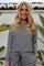 Alma Ls Top | Black Creme Stripe | Bluse fra Liberté