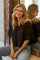 Siama S Voile Blouse | Black | Bluse fra Neo Noir
