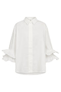 Halencc Flare Shirt | White