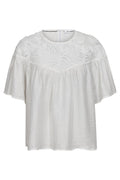 Tassycc Flower SS Blouse 504233 | White | Co'couture – nedsat