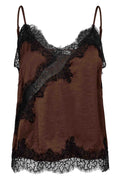 Iduncc Lace Top 503999 | Dark Brown | Co'couture – nedsat