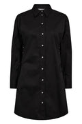 Poppycc Eyelet Tie Shirt Dress 504592 | Black | Co'couture – nedsat