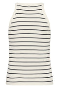 Imanja Caliz Stripe Knit Top | Salute Navy | Strik fra Mos Mosh