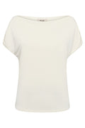 Shima Solid Sleeveless Tee | Ecru | T-shirt fra Mos Mosh