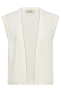 Thora Knit Vest | Ecru | Vest fra Mos Mosh