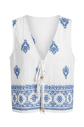 Embroidery Top  | White | Top fra Atelier C