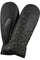 Mittens w. micro studs 16002 | Sort | Mittens w. micro studs fra Depeche