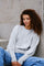 Kelsey Knit Blouse | Light Grey Melange | Strik fra Neo Noir
