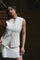 Sway Smooth Knit Waistcoat | Off White | Strik fra Neo Noir