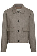 Romana Herringbone Jacket | Dusty Brown | Jakke fra Neo Noir