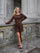 Cici Knit Dress | Brown | Kjole fra Neo Noir