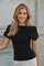 Anthea Knit Top | Black | Bluse fra Neo Noir