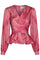 Rista Paisley Drop Blouse | Cherry Pink