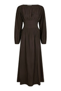 Kankata Dress | Dark Brown | Kjole fra Neo Noir – nedsat