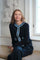 Zelma Knit Denim Cardigan | Navy | Strik fra Neo Noir