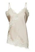 Viole Lace Top | Champagne | Bluse fra Neo Noir – nedsat