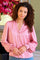 Delsie Drapy Sateen Blouse | Light Pink | Bluse fra Neo Noir