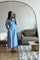 Baia Stripe Poplin Dress | Light Blue | Kjole fra Neo Noir