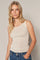 Nahtloses Tanktop Elaine | Ecru | Top von Mos Mosh