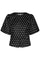 Anela Dot Blouse | Black | Bluse fra Neo Noir