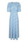 Kikka Chiffon Flower Dress | Light Blue