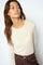Bouch O-neck Knit | Ecru | Strik fra Mos Mosh