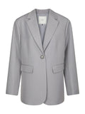 Aarielle Structure Blazer | Grey Melange | Blazer fra Neo Noir – nedsat