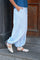 Roxane Balloon Double Stripe Pants | Light Blue | Bukser fra Neo Noir