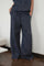 Heifa Flower Stripe Pants | Dark Blue | Bukser fra Neo Noir