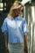 Etta Stripe Stone Shirt | Light Blue | Bluse fra Neo Noir
