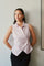 Celest Check Top | Light Pink | Bluse fra Neo Noir