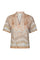 Torana Flower Border Blouse | Flower Peach | Bluse fra Neo Noir