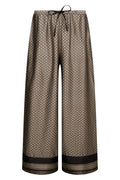 Sora Pattern Pants | Beige | Bukser fra Neo Noir – nedsat