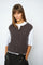 Almine Thora Knit Vest | Subterranean | Vest fra Mos Mosh